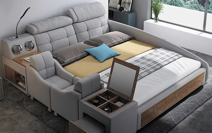 Sheffield Modular Modern Multifunctional Smart Bed - Image 1