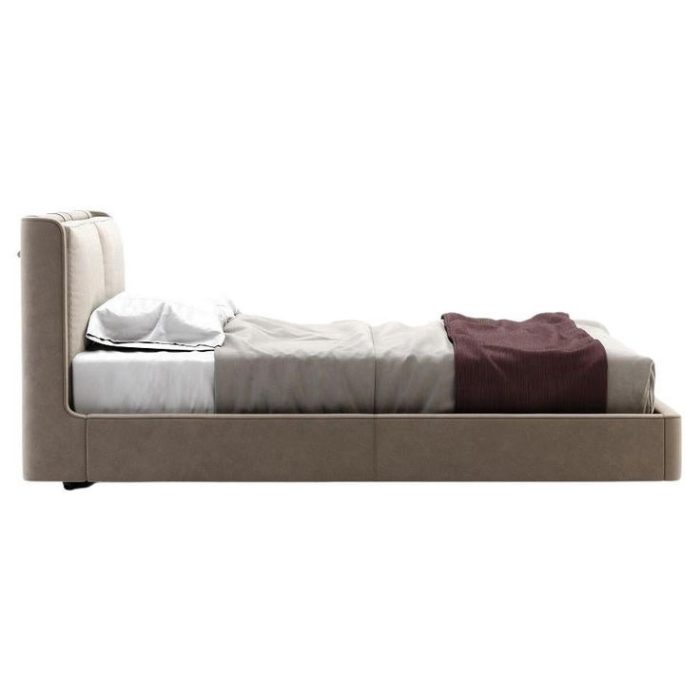 Hnoss Curved Modern Leather Platform Bed (کپی) - Image 4