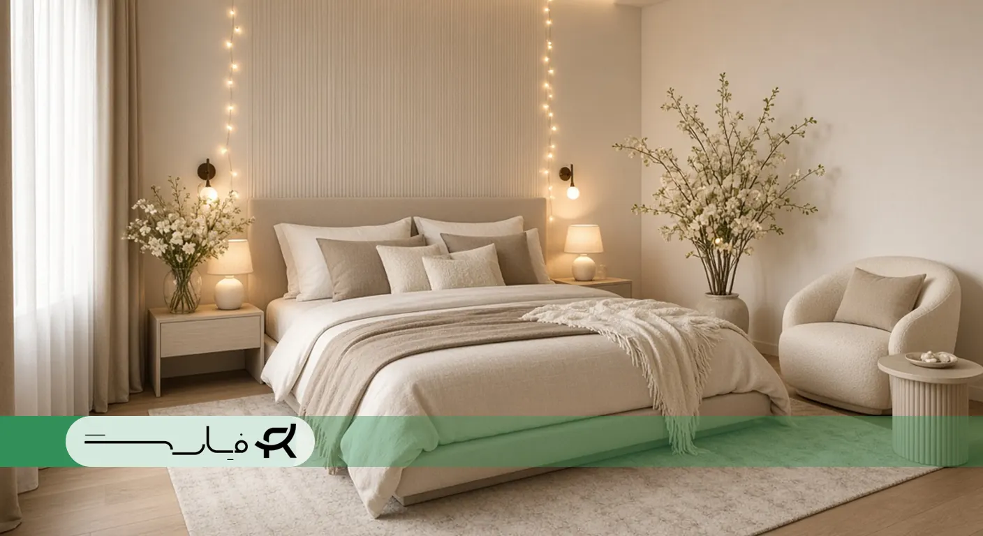 نورپردازی حرفه_ای اتاق عروس